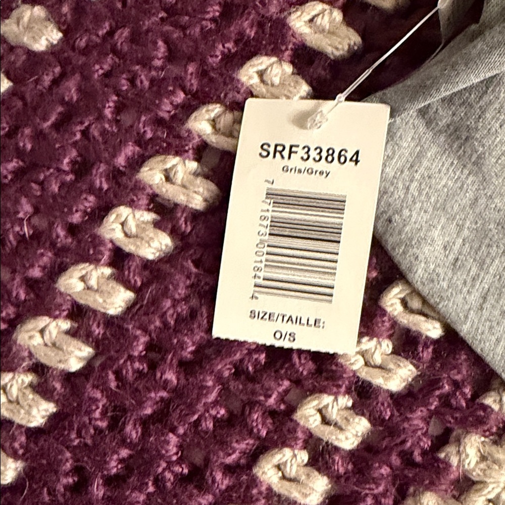 Gray Women's Infinity Scarf - Picture 2 of 3